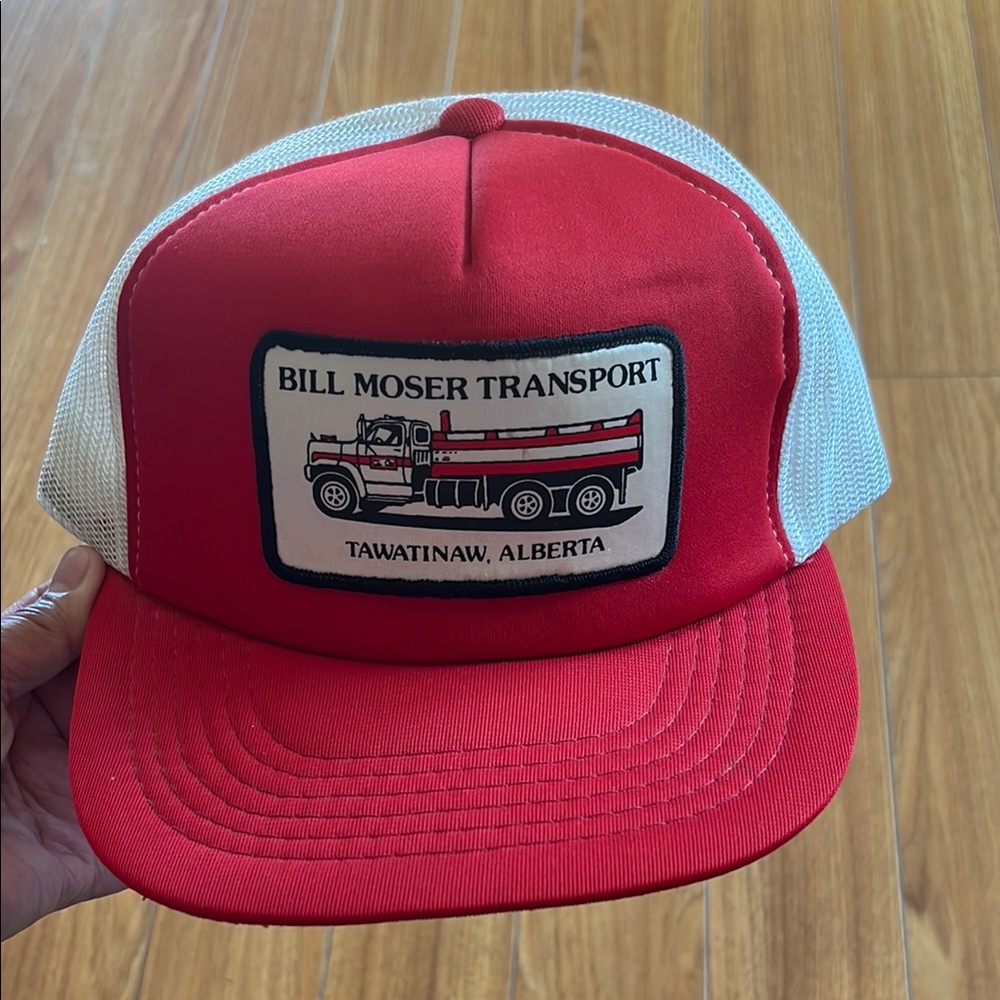 Red Bill Moser Transport Trucker Hat